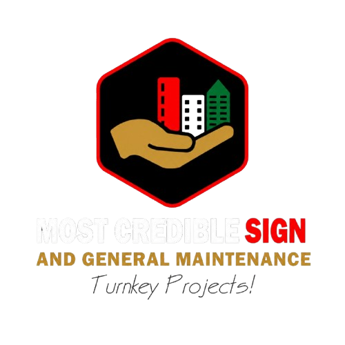 Most Credible Sign and General Maintenance logo